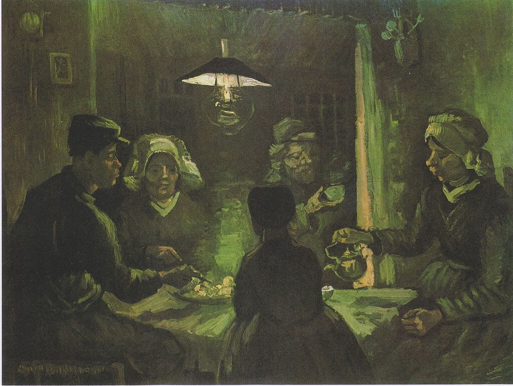 Jedzący kartofle (The Potato Eaters) - Vincent van Gogh