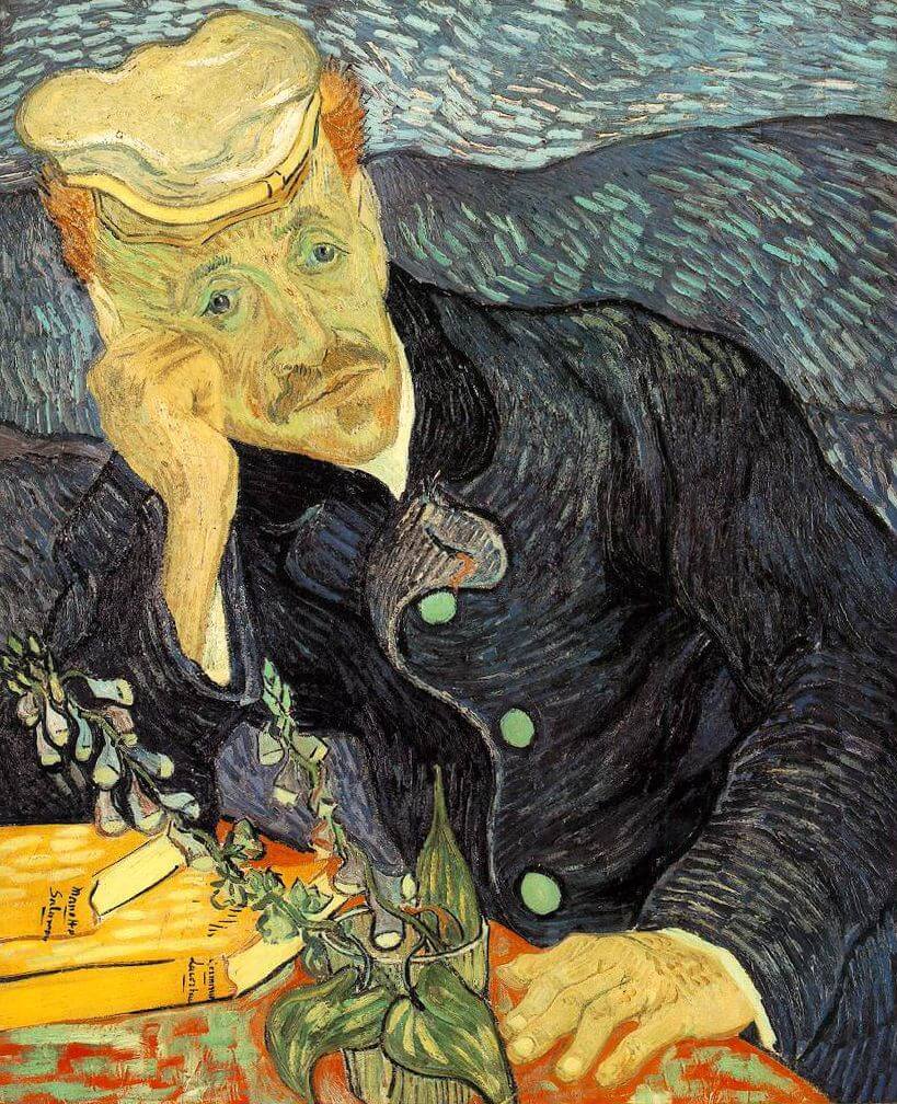 Portret doktora Gacheta (Portrait of Dr. Gachet) - Vincent van Gogh