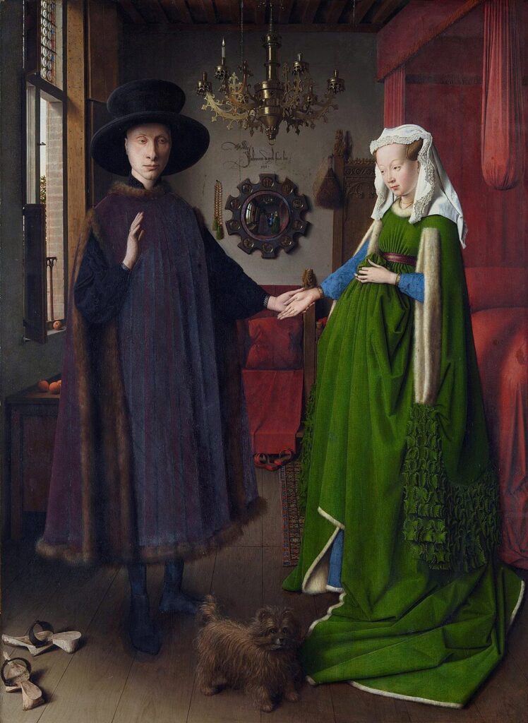 Portret małżonków Arnolfinich (The Arnolfini Portrait) - Jan van Eyck