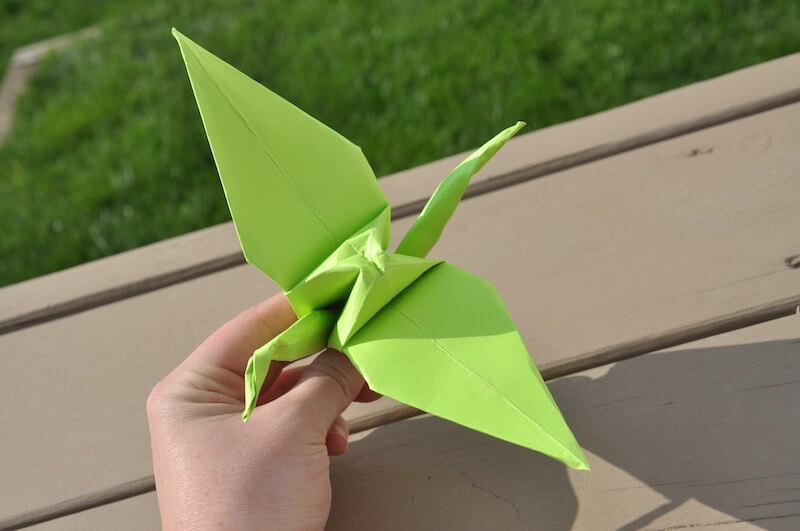 Origami - żuraw