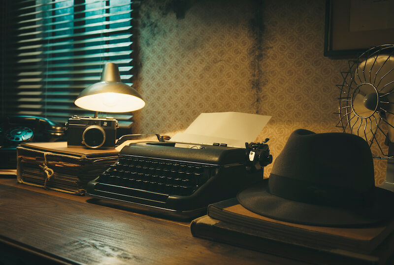 maszyna do pisania, retro zdjęcie
