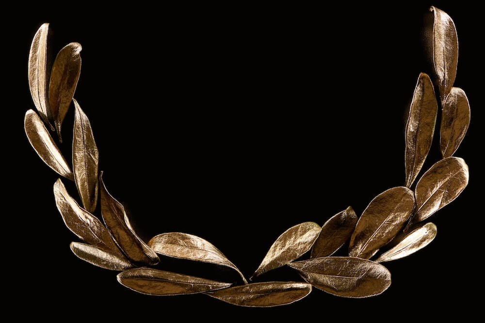 Złoty wieniec laurowy