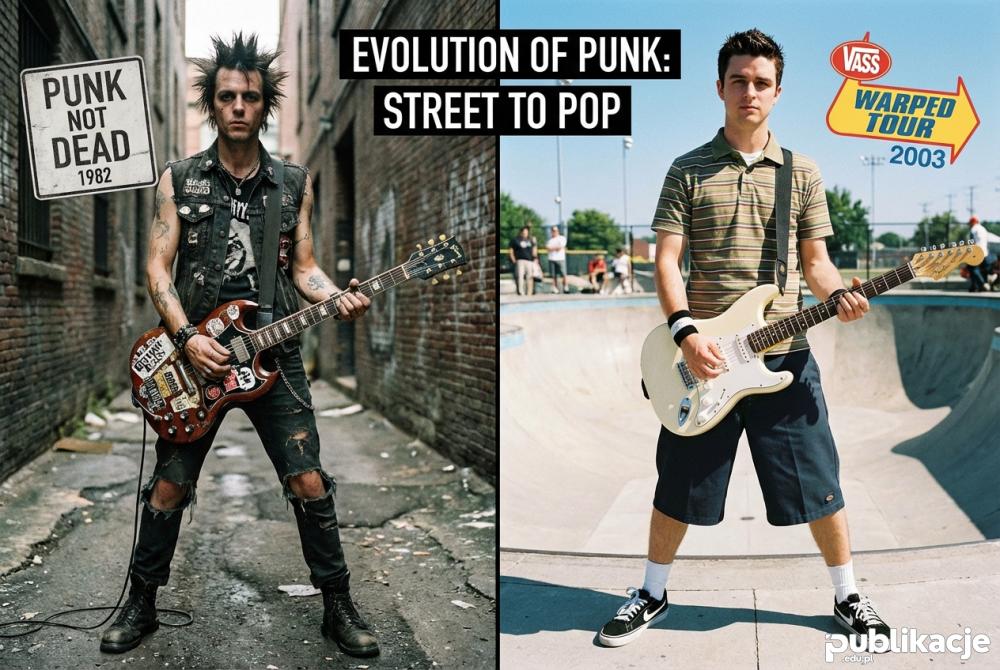 Porównanie street punk i pop punk muzycy