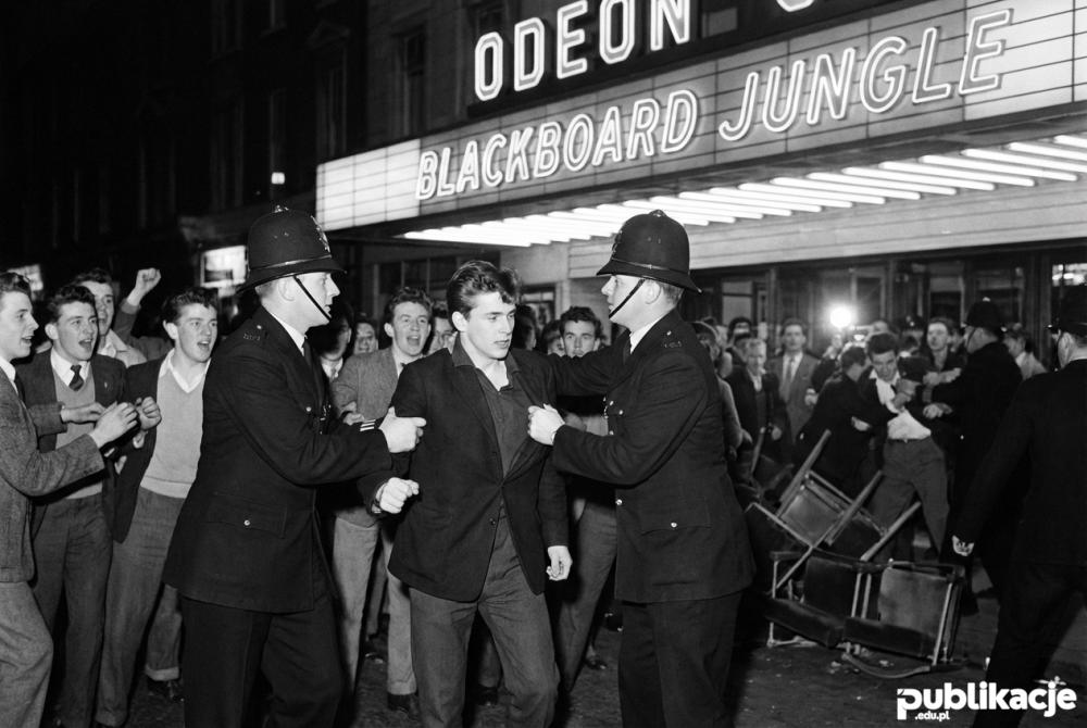 zamieszki teddy boys pod kinem