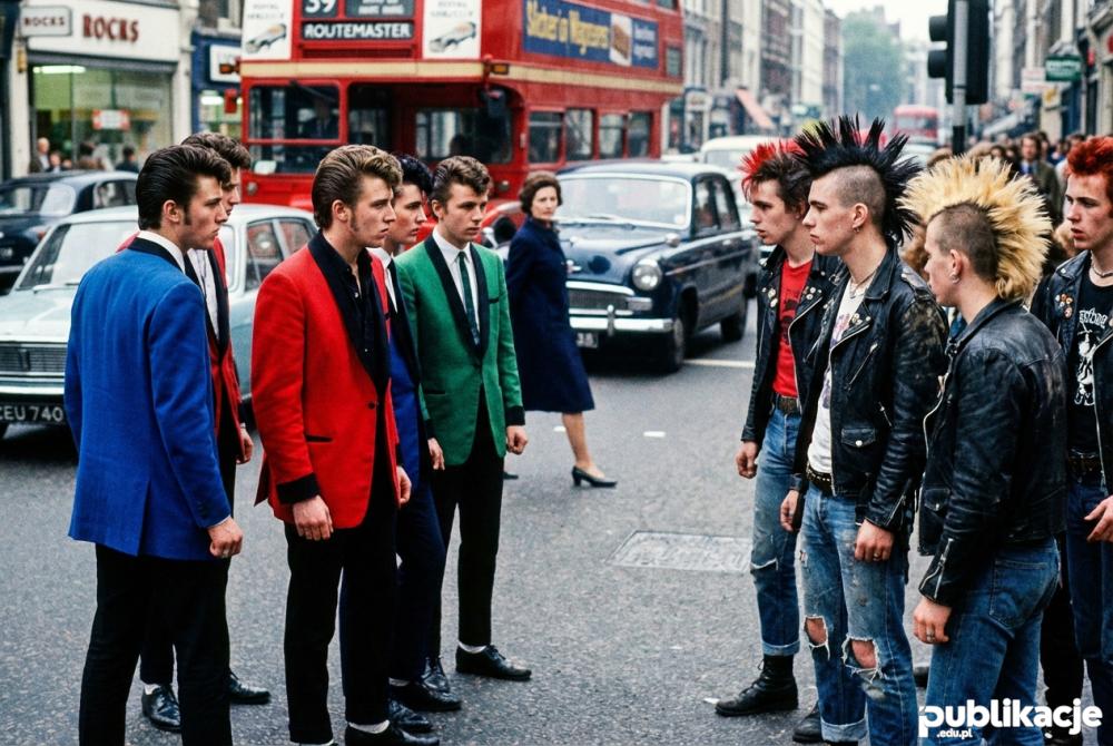 teddy boys kontra punki lata 70