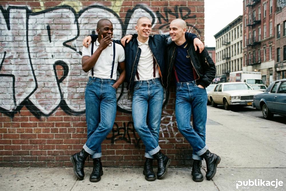 Grupa wielokulturowych skinheadów Nowy Jork 1987