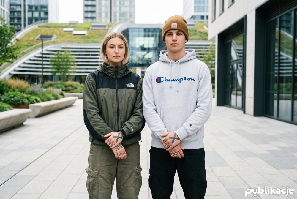 Para z subkultury straight edge w 2026 roku z tatuażami