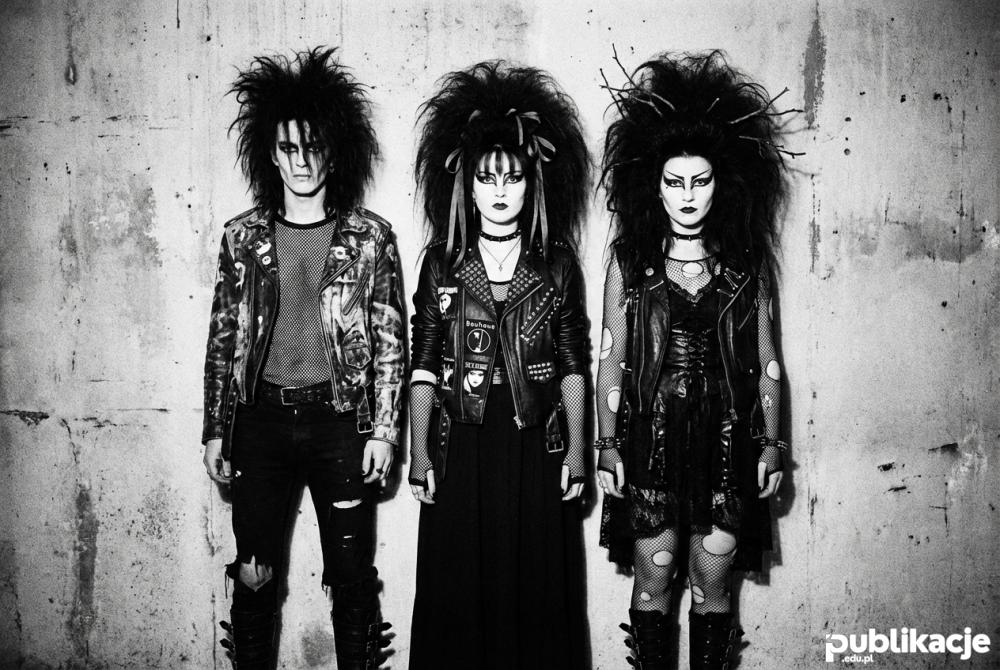 grupa trad goth stylizacja lata 80